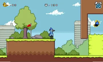 Regular Show - Mordecai and Rigby in 8-bit Land (Usa) screen shot game playing